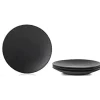 Clearance Assiette à diner de 11" Equinoxe - Noire effet fonte - 6 par boite Vaisselle