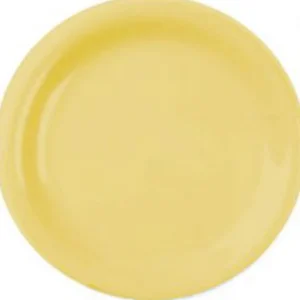Outlet Assiette à pain de 6.25" en mélamine - Jaune - 24 par boite Vaisselle