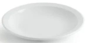 Hot Assiette à pain de 6.25" en mélamine - Blanche - 24 par boite Vaisselle