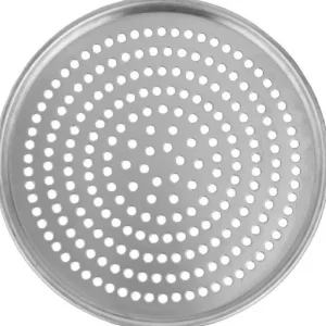 Online Assiette à pizza perforée de 6" en aluminium rigide Outils Pour La Pizza Et La Cuisson De Pizza