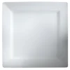 Discount Assiette carrée de 9.25" avec rebord Square Rim - 24 par boite Vaisselle