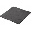 Hot Assiette carrée de 9.75" Basalt - Noire - 6 par boite Vaisselle