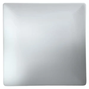 Hot Assiette carrée de 10" sans rebord Square No Rim - 12 par boite Vaisselle