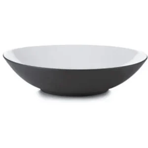 Discount Assiette coupe creuse de 9.5" Equinoxe - Noir effet fonte - 6 par boite Vaisselle