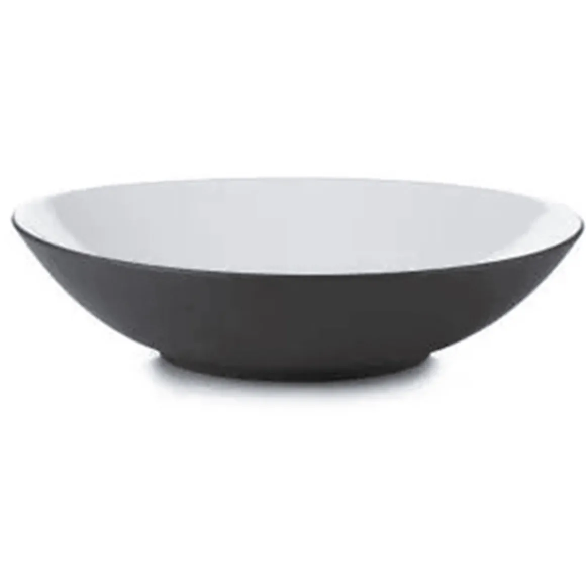 assiette_coupe_creuse_de__0-2.webp Discount Assiette coupe creuse de 9.5" Equinoxe - Noir effet fonte - 6 par boite Vaisselle