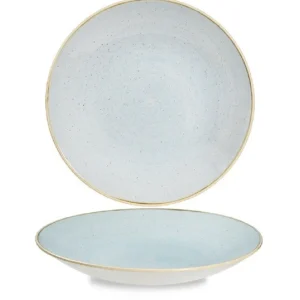Hot Assiette coupe creuse de 11 1/16" Stonecast - Duck Egg Blue - 12 par boite Vaisselle