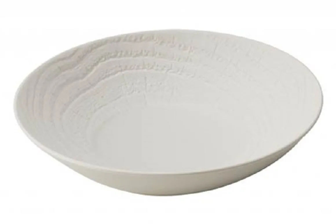 assiette_coupe_creuse_de__0-7.webp Best Assiette coupe creuse de 9.5" Arborescence - Ivoire - 6 par boite Vaisselle