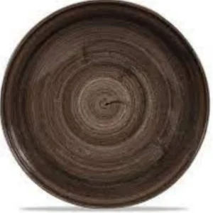 Hot Assiette coupe de 8 2/3" Stonecast Patina - Iron Black - 12 par boite Vaisselle