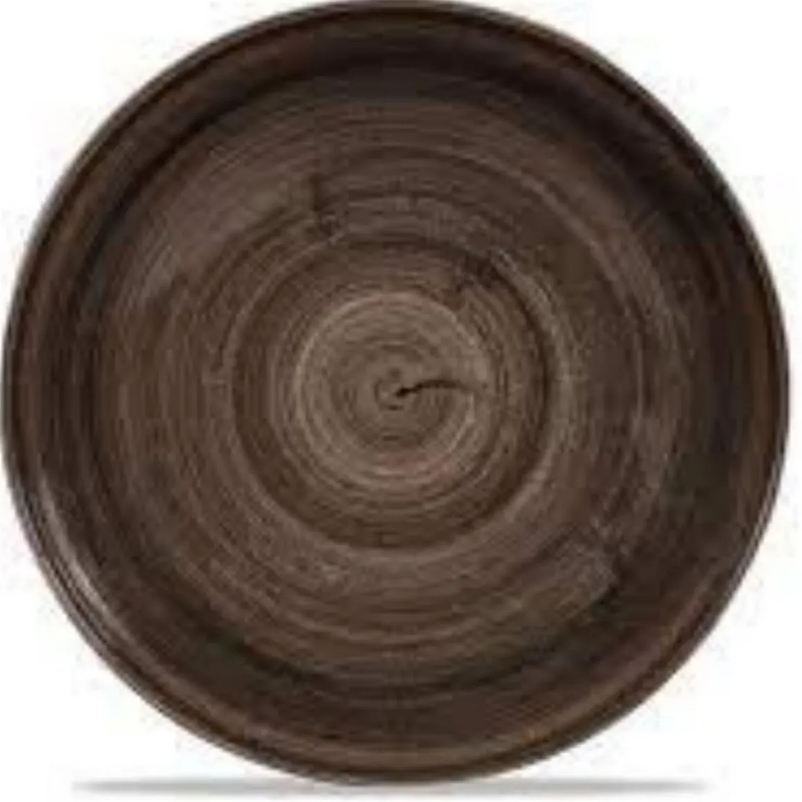 assiette_coupe_de___stone_0.webp Hot Assiette coupe de 8 2/3" Stonecast Patina - Iron Black - 12 par boite Vaisselle
