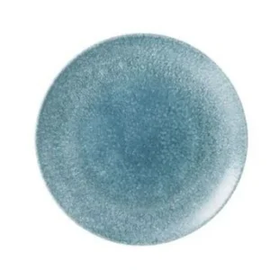 Fashion Assiette coupe de 8 2/3" Studio Prints Raku - Raku Topaz Blue - 12 par boite Vaisselle