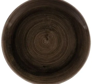 Fashion Assiette coupe de 10.25" Stonecast Patina - Iron Black - 12 par boite Vaisselle