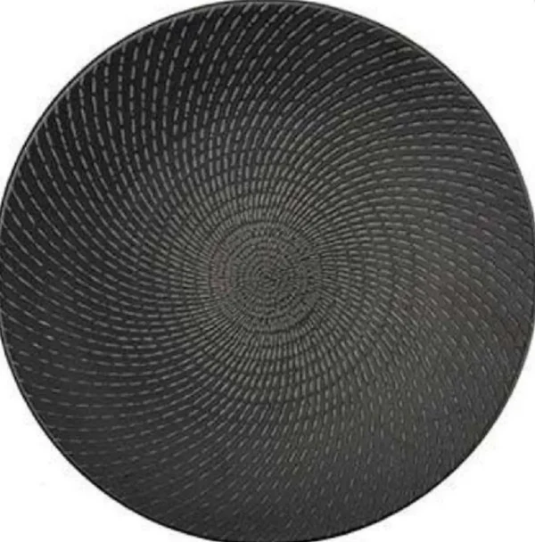 Hot Assiette coupe de 8.5" Urban - Noire - 24 par boite Vaisselle