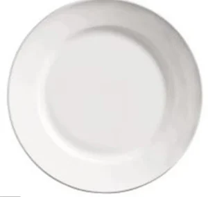 Sale Assiette de 12" à rebord large Porcelana - 12 par boite Vaisselle