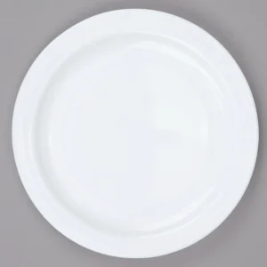 Outlet Assiette de 7.5" à rebord étroit Opal Restaurant White - Blanche - 24 par boite Vaisselle