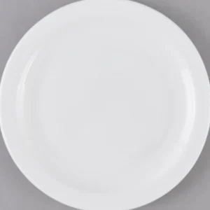 Outlet Assiette de 9.25"à rebord étroit Opal Restaurant White - Blanche - 24 par boite Vaisselle