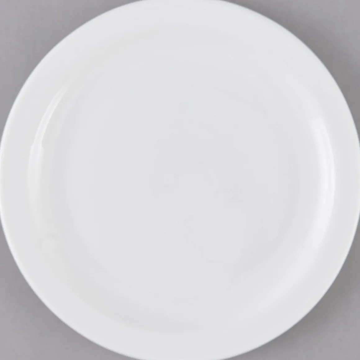 assiette_de__rebord_troit_0.webp Outlet Assiette de 9.25"à rebord étroit Opal Restaurant White - Blanche - 24 par boite Vaisselle