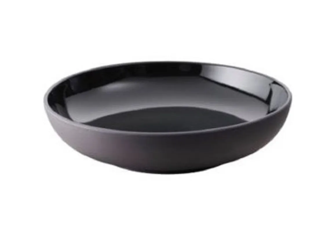 assiette_gourmande_de__oz_0-1.webp New Assiette gourmande de 24.75 oz (9.75") Likid & Solid - Noir brillant - 4 par boite Vaisselle