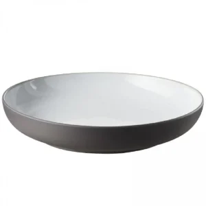 Clearance Assiette gourmande de 24.75 oz (9.75") Likid & Solid - Blanche - 4 par boite Vaisselle