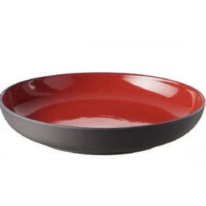 New Assiette gourmande de 24.75 oz (9.75") Likid & Solid - Rouge piment - 4 par boite Vaisselle
