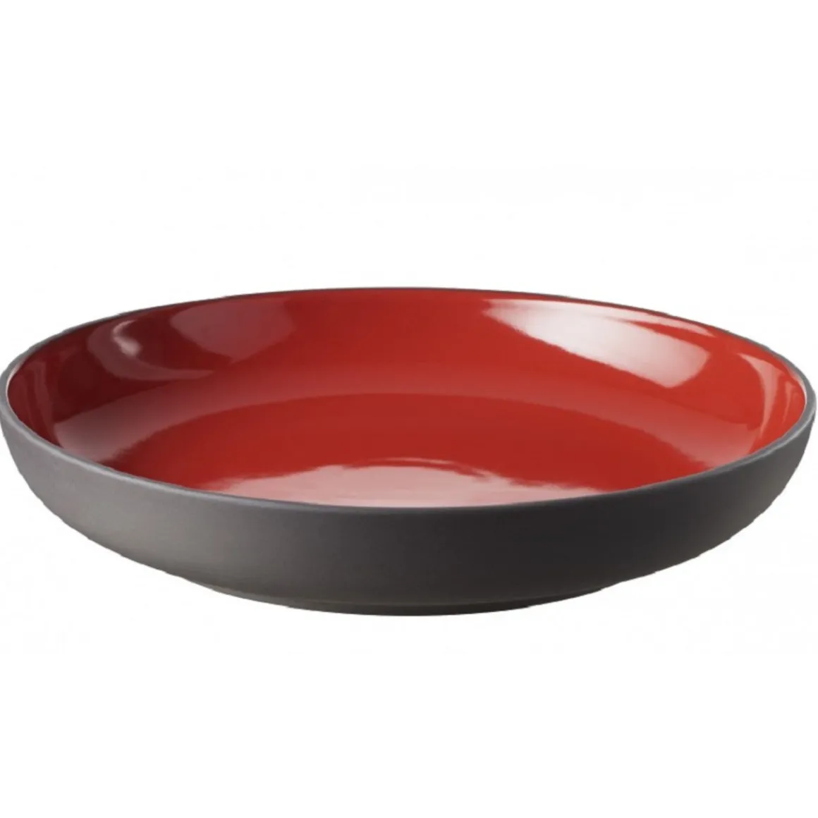 assiette_gourmande_de__oz_0.webp New Assiette gourmande de 24.75 oz (9.75") Likid & Solid - Rouge piment - 4 par boite Vaisselle