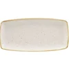 Fashion Assiette oblongue de 11.75" Stonecast - Barley White - 12 par boite Vaisselle