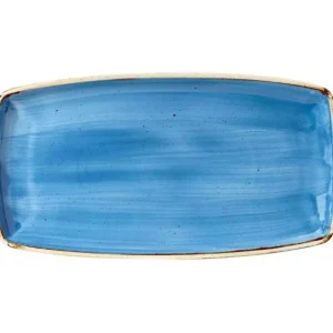 New Assiette oblongue de 14" x 7.25" Stonecast - Cornflower Blue - 6 par boite Vaisselle