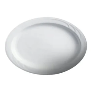 Best Assiette ovale de 13 3/8" x 9.5" Bostonian - 12 par boite Vaisselle