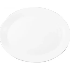 Online Assiette ovale de 12.5" sans rebord Classic - 12 par boite Vaisselle
