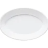 Discount Assiette ovale de 9.25" x 6.25" en mélamine blanche - 24 par boite Vaisselle
