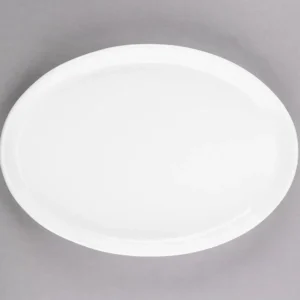 Clearance Assiette ovale de 13.25" x 9.5" Slenda - 12 par boite Vaisselle