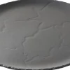 Discount Assiette plate de 11.25" Basalt - Noir brut - 4 par boite Vaisselle