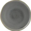 Fashion Assiette plate de 12.5" en grès (stoneware) Evo - Matte Granite - 8 par boite Vaisselle