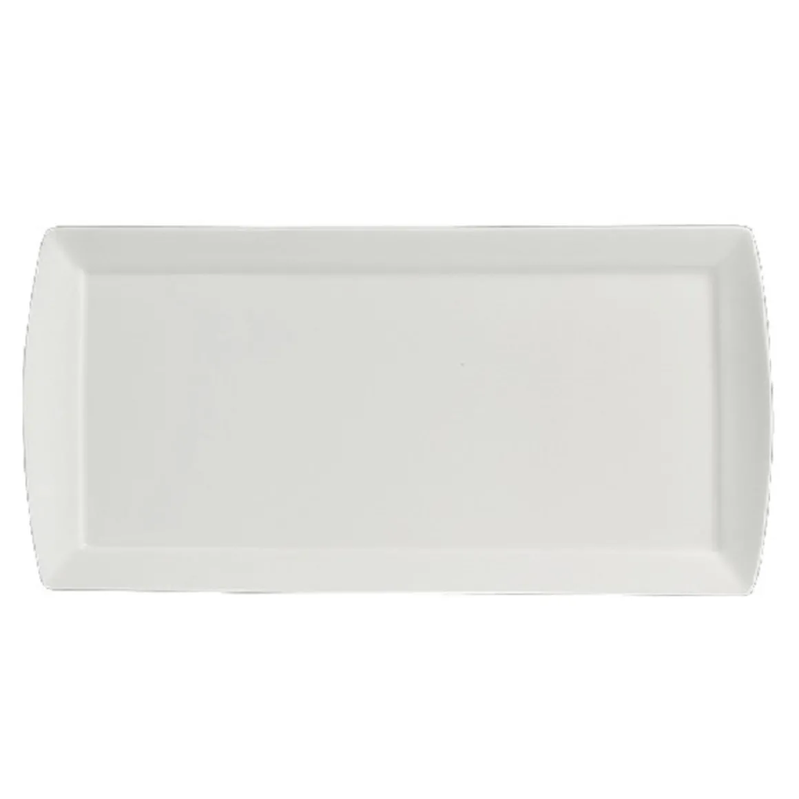 assiette_rectangulaire_de_0-18.webp Best Assiette rectangulaire de 10" x 4.75" à rebord incurvé Parliament Squares & Rectangles par Folio - 12 par boite Vaisselle