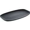 Best Assiette rectangulaire de 14.25" x 8.25" Club - Noire - 4 par boite Vaisselle