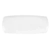 New Assiette rectangulaire de 14" x 4" Menu - Blanche - 6 par boite Vaisselle