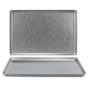 Fashion Assiette rectangulaire de 14" x 9.5" en acier inoxydable au fini antique Mod - 12 par boite Vaisselle