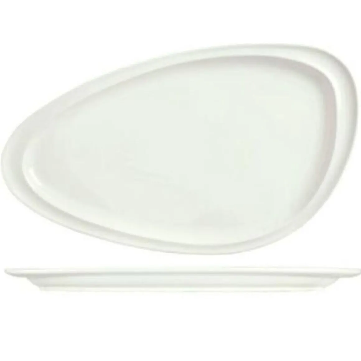 assiette_triangulaire_de__0.webp Online Assiette triangulaire de 13.75" x 7.5" Slenda - 12 par boite Vaisselle