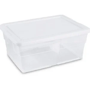 Online Bac de rangement de 5.7 L (13 5/8" x 8.25" x 4 7/8") avec couvercle - Transparent Rangement Des Aliments