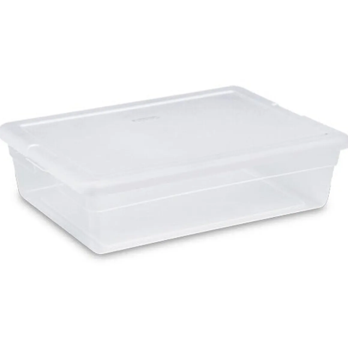 bac_de_rangement_de__l__x_0.webp Sale Bac de rangement de 26.5 L (23" x 16.25" x 6") avec couvercle - Transparent Rangement Des Aliments