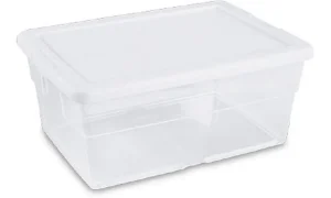 Fashion Bac de rangement de 15.1L (16.75" x 11 7/8" x 7") - Transparent Rangement Des Aliments