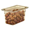 New Bac gastronorme 1/3 de 6" de profondeur H-pan - Ambré - 6 par boite Rangement Des Aliments