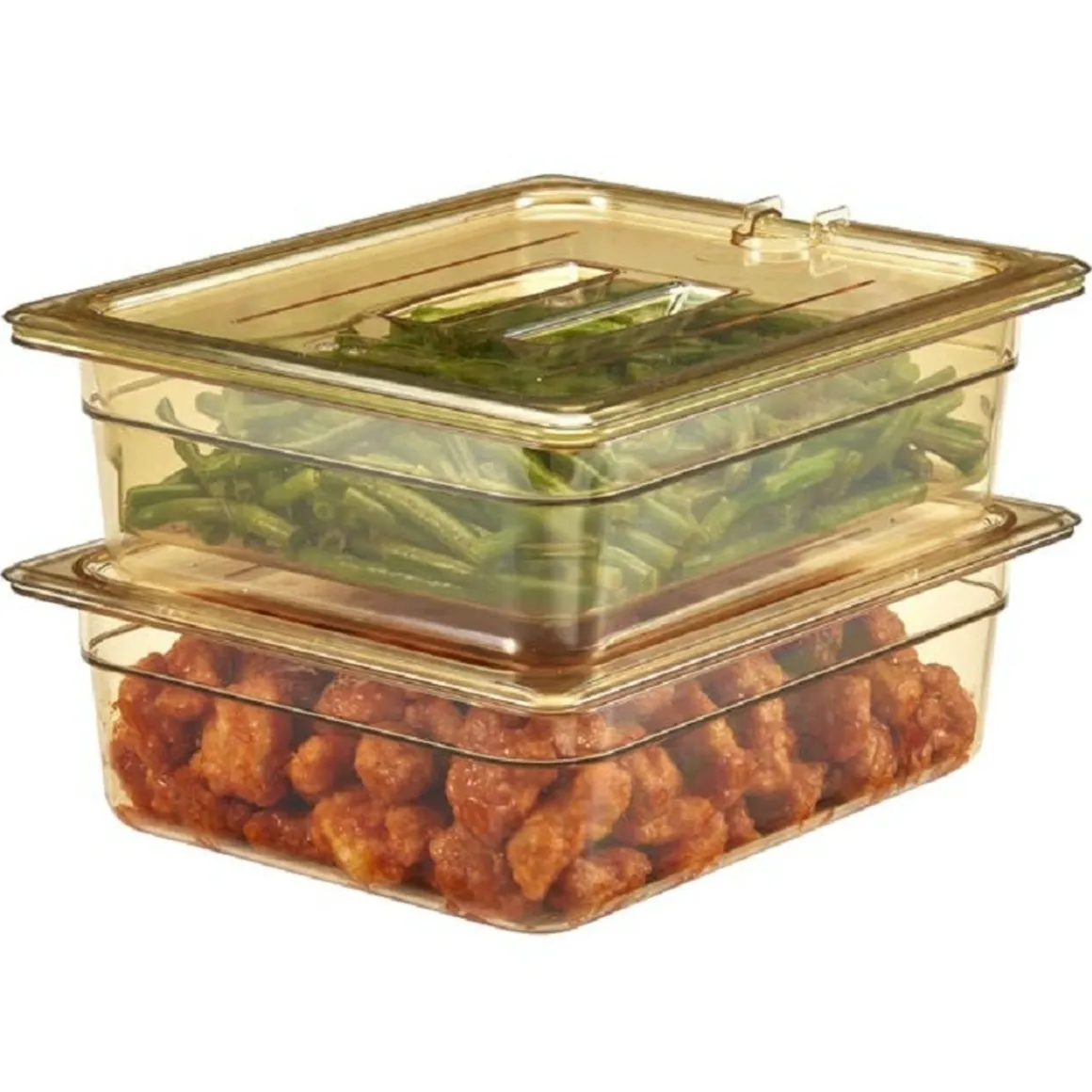 bac_gastronorme__de__de_p_0-11.webp Clearance Bac gastronorme 1/3 de 2.5" de profondeur H-pan - Ambré - 6 par boite Rangement Des Aliments