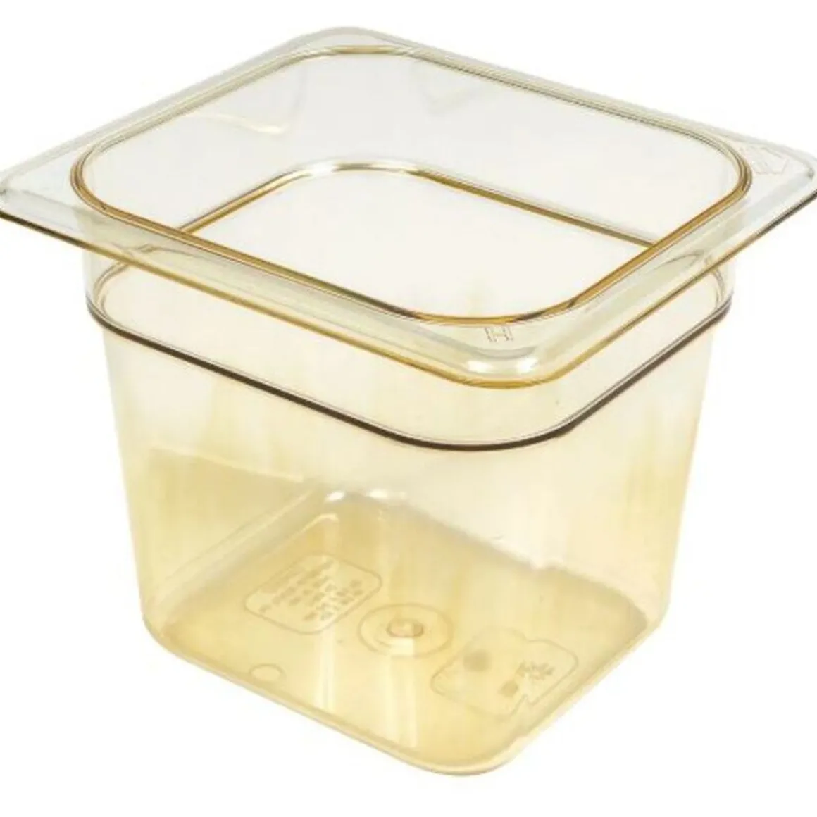 bac_gastronorme__de__de_p_0-14.webp Clearance Bac gastronorme 1/6 de 6" de profondeur H-Pan - Ambre - 6 par boîte Rangement Des Aliments