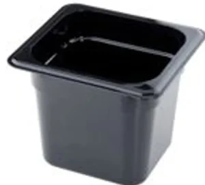 Fashion Bac gastronorme 1/6 de 6" de profondeur Camwear - Noir Rangement Des Aliments