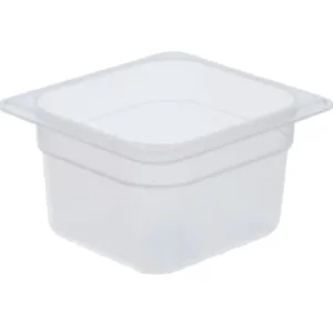 Fashion Bac gastronorme 1/6 de 4" de profondeur - Translucide Rangement Des Aliments