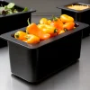 Outlet Bac gastronorme 1/3 de 6" de profondeur Coldfest - Noir Rangement Des Aliments