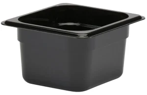 New Bac gastronorme 1/6 de 4" de profondeur Camwear - Noir Rangement Des Aliments