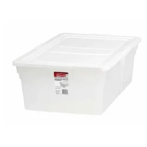 New Bac rangement clair 23X16.25X12-3/8 53l (8un/cs) Rangement Des Aliments