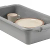 New Bac tout-usage de 23.5" x 12" x 5.25" Traex - Gris Rangement & Transport De Vaisselle Et Ustensiles
