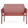 Outlet Banc Net - couleur Corallo (rouge) Ameublement Commercial Pour Terrasses